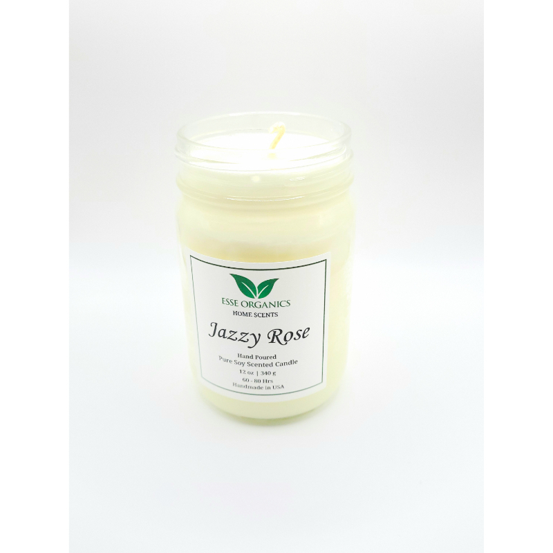 JAZZY ROSE SCENTED CANDLE